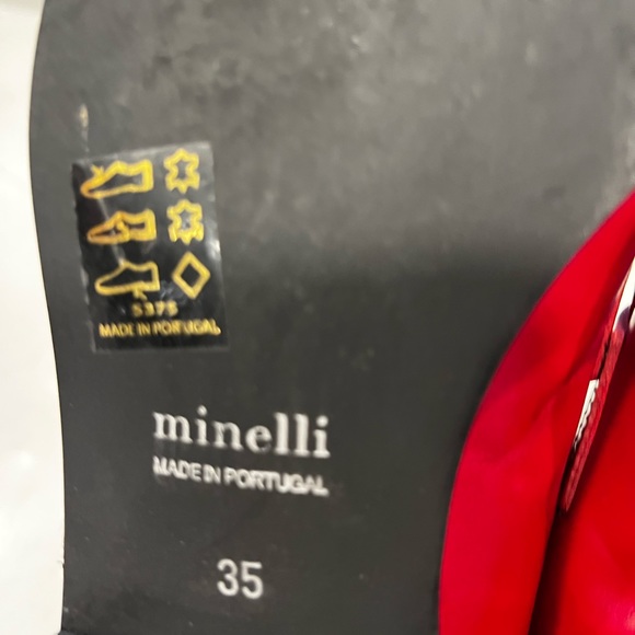 Minelli vintage red dress shoes - Picture 3 of 3